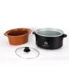 Slow Cooker Jata JEOL2145 5 L 210 W Schwarz Terrakotta Tasten 230 V