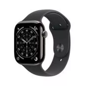 Smartwatch Apple Watch S11 Cell 46mm mit Sport Band (Schwarz) — GPS, Cellular, 46mm Gehäuse
