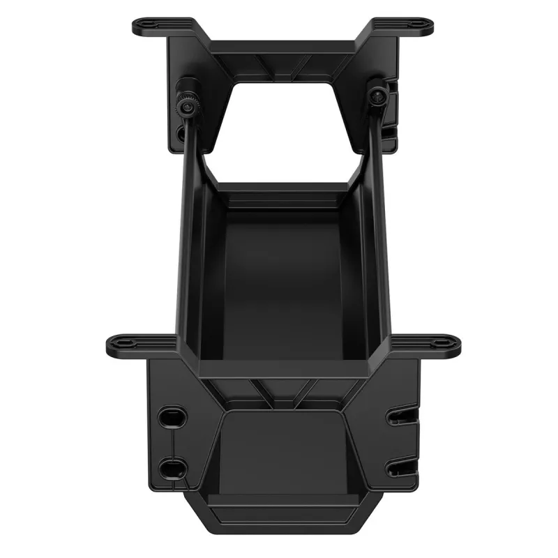 Untertisch-Kabelwanne MACLEAN MC-106B — schwarz, ABS, maximale Belastung 5 kg