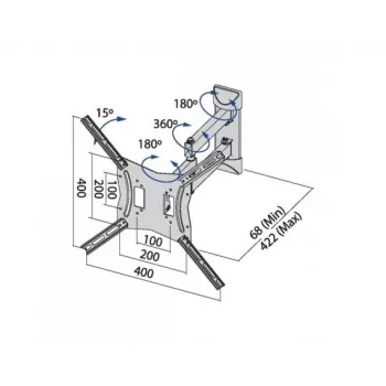 TB TV-Wandhalterung TB-254E bis 60 Zoll 30 kg