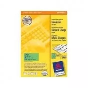 Selbstklebende Etiketten Avery Universal 70x37mm Grün