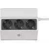 Brennenstuhl 1150070, 3 m, 3 AC-Ausgänge, Innenbereich, IP20, Anthrazit, Weiß, 16 A