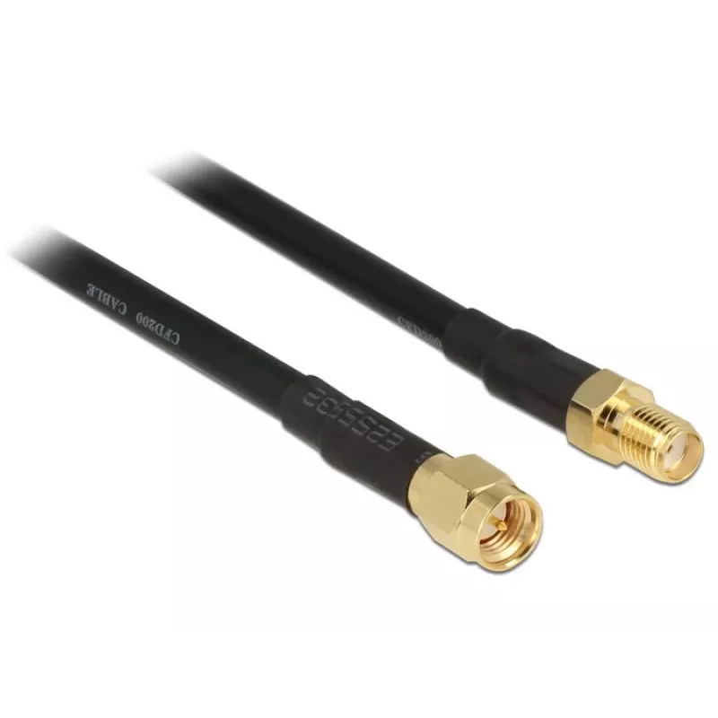 DeLOCK 15m CFD200 Koaxialkabel SMA