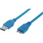 USB-Kabel ShiverPeaks BS77195 5m USB 3.2 Gen 1 Micro-USB B Blau