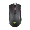 Havit MS1001S - Optische Gaming-Maus für Rechtshänder, USB Typ A, Schwarz-Grau