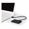 USB-Hub Port Designs 900121 USB 3.2 Gen 1 Typ-A 5000 Mbit/s Schwarz