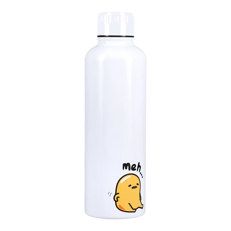 Metalltrinkflasche Paladone Gudetama — isolierte Edelstahlflasche mit Charakterdesign