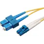 Eaton Tripp Lite Series Duplex-Singlemode 9/125 Glasfaser-Patchkabel (LC/SC), 3 m (10 ft.) - Patchkabel - LC Singlemode (M) auf SC Singlemode (M) - 3 m - Glasfaser - Duplex - 9/125