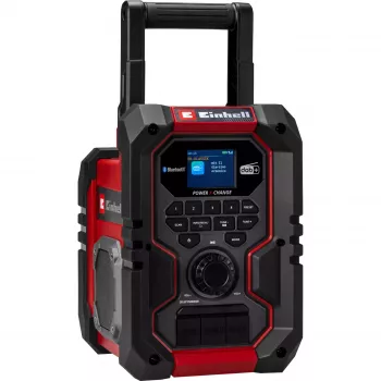 Tragbares Radio EINHELL TE-CR 18 Li DAB+ FM Bluetooth USB, batteriebetrieben (TE-CR 18 Li kompatibel)