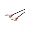 Microconnect AUDCH5 Audiokabel 5 m 2 x RCA Schwarz