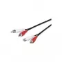 Microconnect AUDCH5 Audiokabel 5 m 2 x RCA Schwarz
