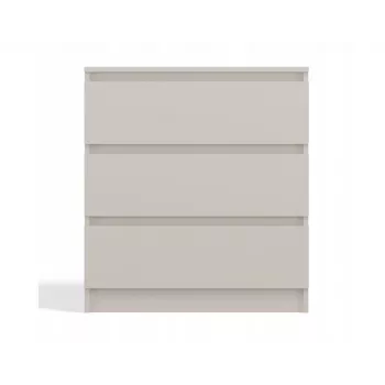 Kommode MALWA M3 von top e shop — 3 Schubladen, 700×750×400 mm, Spanplatte, Kaschmir-Matt-Finish
