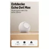 Amazon Echo Dot Max 2025 - Glacier White - Bluetooth (B0DKLVWZPF)
