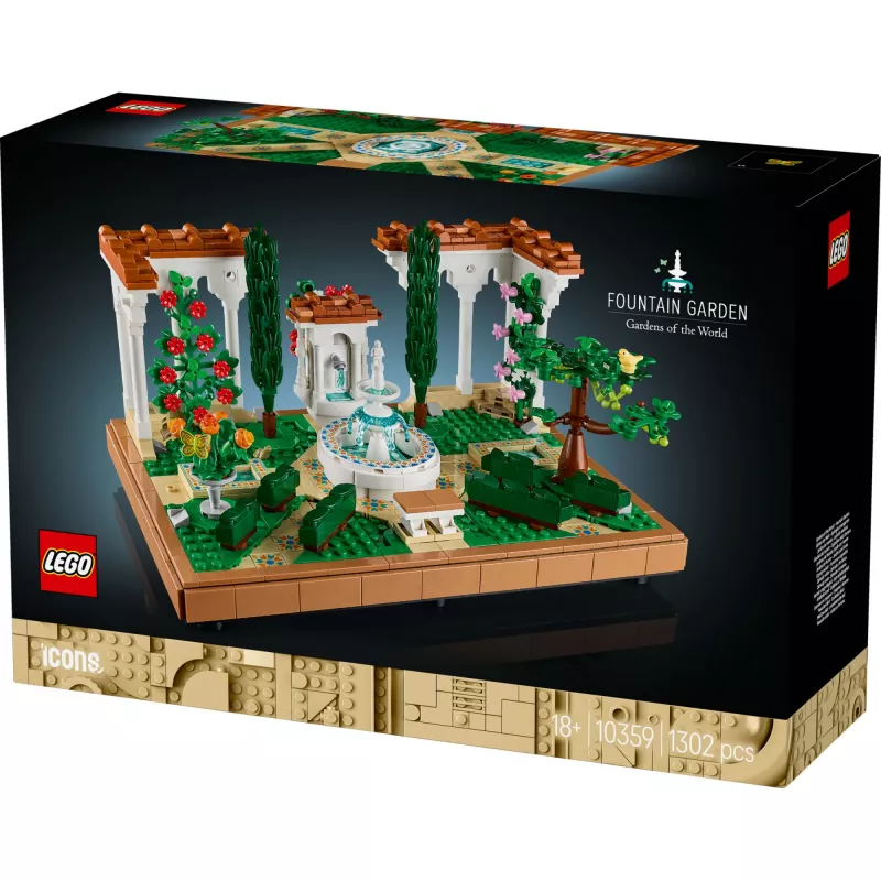 LEGO ICONS 10359 Springbrunnen-Garten