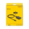 DeLOCK HDMI Switch 2 x HDMI In auf 1 x HDMI Out 8K 60 Hz integriertes Kabel 50 cm