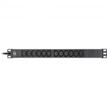Power Extension Brennenstuhl 1390007112 2m 12 AC Outlets Indoor Schwarz Silver