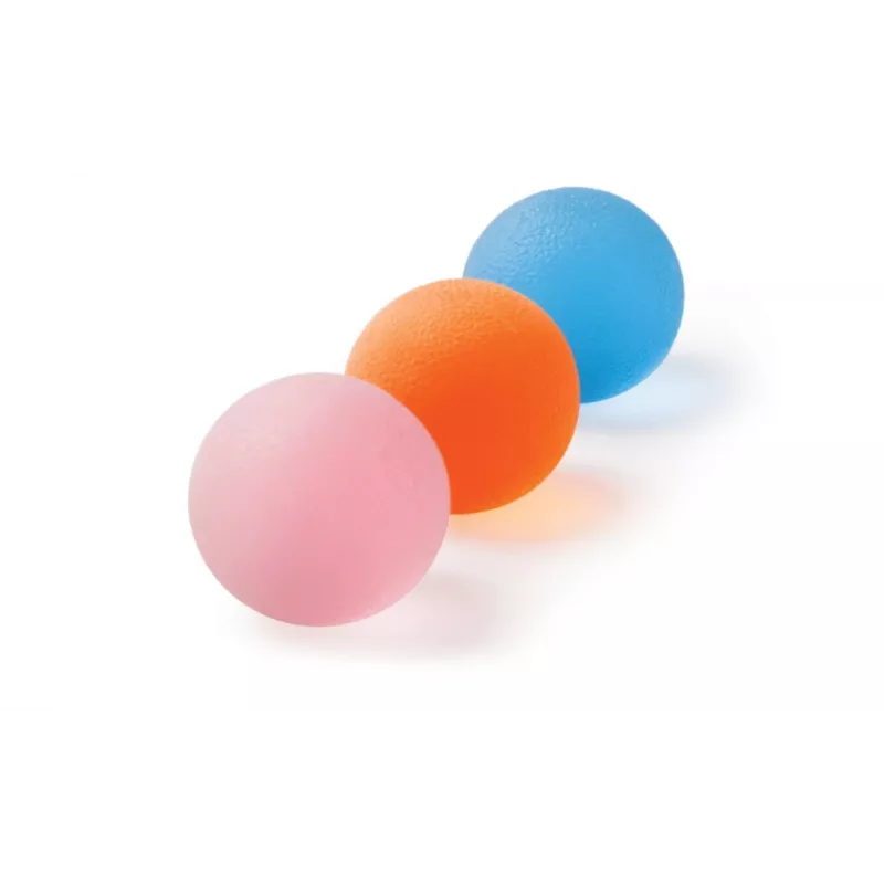 Blauer Gelball für die Handrehabilitation
