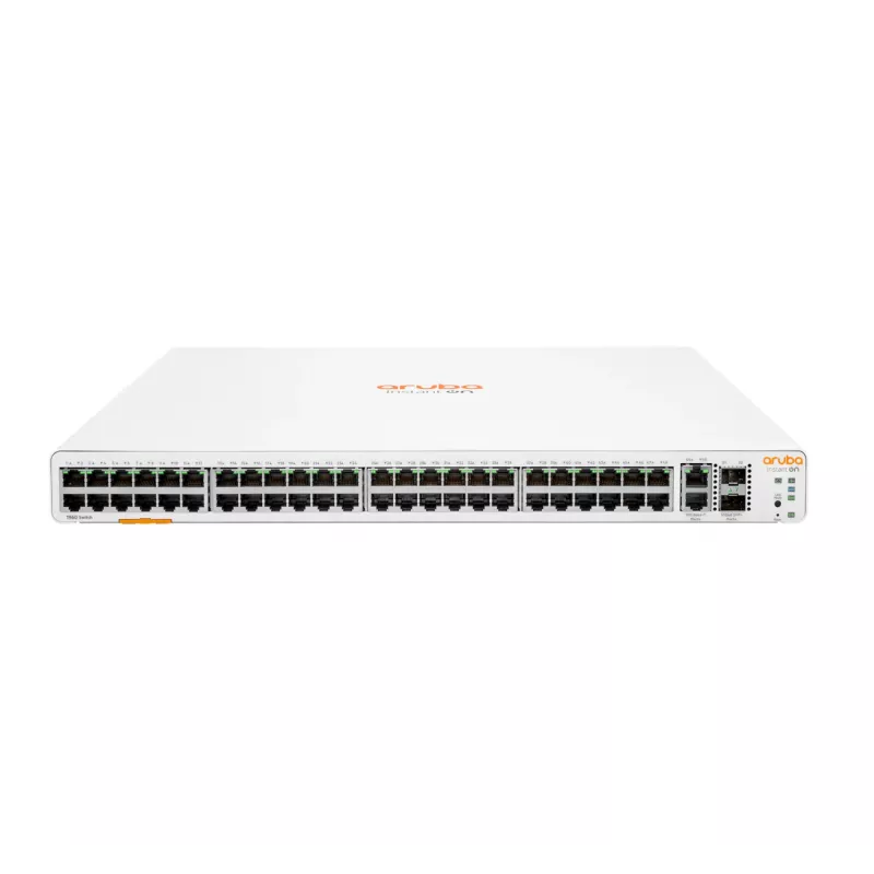 HPE Networking Instant On 1960 48G 2XT 2XF Switch Europe (JL808A#ABB) - (Nachfolger des HPE 1950 48G 2SFP+ 2XGT Switch (JG961A#ABB))