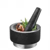 Mörser GEFU 35300 Schwarz Edelstahl Granit 14 cm