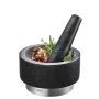 Mörser GEFU 35300 Schwarz Edelstahl Granit 14 cm