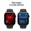 Smartwatch Apple Watch Series 11 GPS + Cellular 42mm Slate Titanium Gehäuse Schwarzes Sportarmband M/L