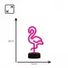 Tisch/Dekorative LED-Lampe MANTA SNL79PK rosa Flamingo – LED-Dekorationsleuchte