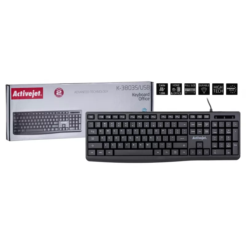 Activejet K-3803S USB-Tastatur