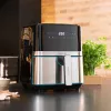 CECOTEC Cecofry Full Inox Pro 5500 Pro Heißluftfritteuse mit Zubehör
