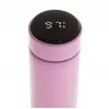 Thermosflasche Adler AD 4506P Edelstahl mit Silikonhülle, pink, vakuumisoliert