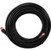 Goobay CAT 6 Outdoor-Patchkabel, U/UTP, Schwarz, 75 m - Kupfermaterial, PE-Außenmantel (55439)