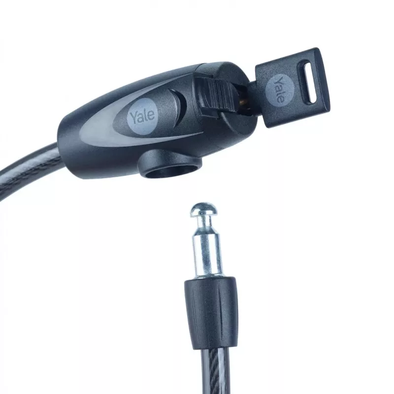 Schlüssel-Fahrradkabel 10 mm - YCK0/10/60/2 Schwarz