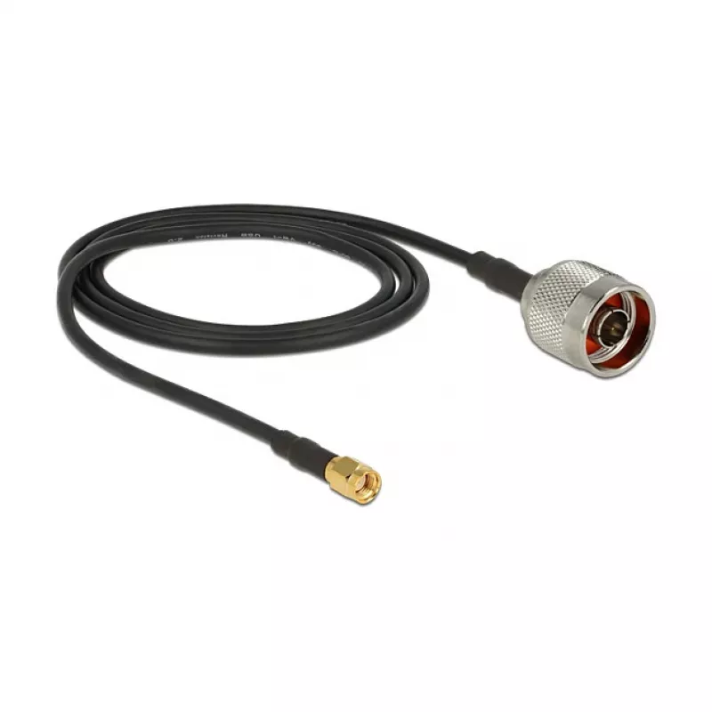 Koaxialkabel DeLOCK 88938 CFD200 1 m RP-SMA