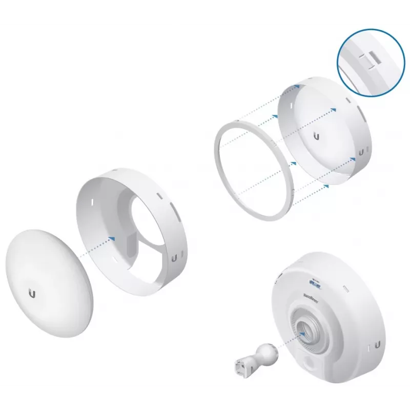 Ubiquiti IsoBeam, RF-Isolationsabschirmung für NanoBeam NBE-M5-16 & NBE-5AC-16
