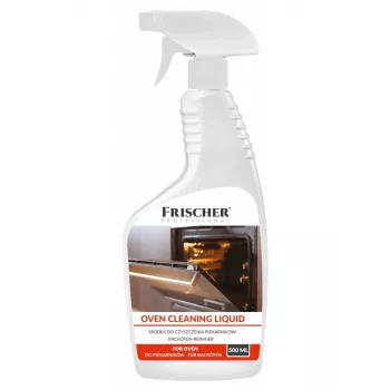 Backofenreiniger FRISCHER FR00003_500 – Reinigungsflüssigkeit, 500 ml Sprühflasche für schwarze Armaturen