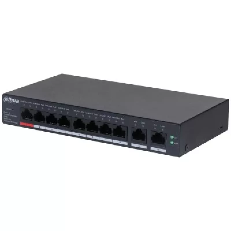 Dahua Technology DH-CS4010-8GT-110 Netzwerk-Switch Managed L2 Gigabit Ethernet (10/100/1000) Power over Ethernet (PoE) Schwarz