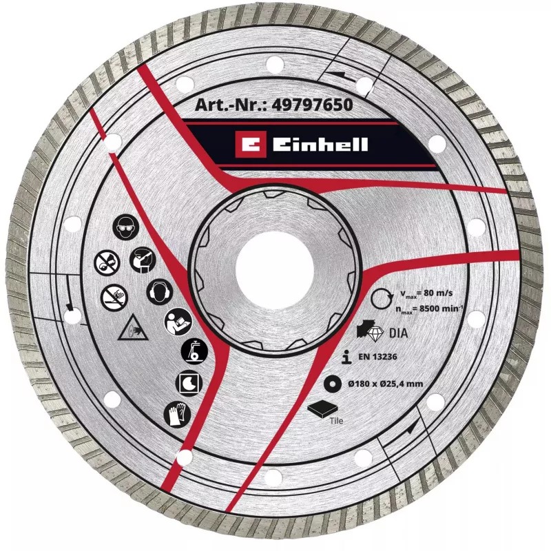 KWB Turbo Diamant-Trennscheibe Ø 180 x 25,4 x 2,6 mm