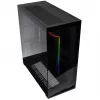 PHANTEKS NV Series NV7 E-ATX-Gehäuse, gehärtetes Glas, ARGB - schwarz & M25 Gen2 PWM D-RGB-Lüfter 3er-Pack - Reverse Blade, 140 mm + DRGB-Kit