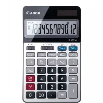 Canon HS-20TSC Taschenrechner Desktop Finanziell Schwarz, Silber