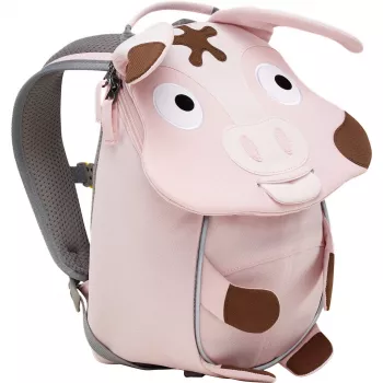 Kinderrucksack Affenzahn Little Friend Tonie Pig rosa/braun – kleiner Kinder-Tagesrucksack