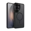 Crong Hybrid Matte Magnetic MagSafe Hülle für Samsung Galaxy S26 Ultra — TPU+PC, schwarz