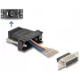 Gender-Changer-Adapter DELOCK 67087 — D-Sub 15 (HD) Buchse auf RJ12 schwarz