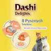 Katzenleckerli INABA Dashi Delights Huhn & Thunfisch Bouillon, 70 g Beutel, getreidefrei, glutenfrei, sojafrei