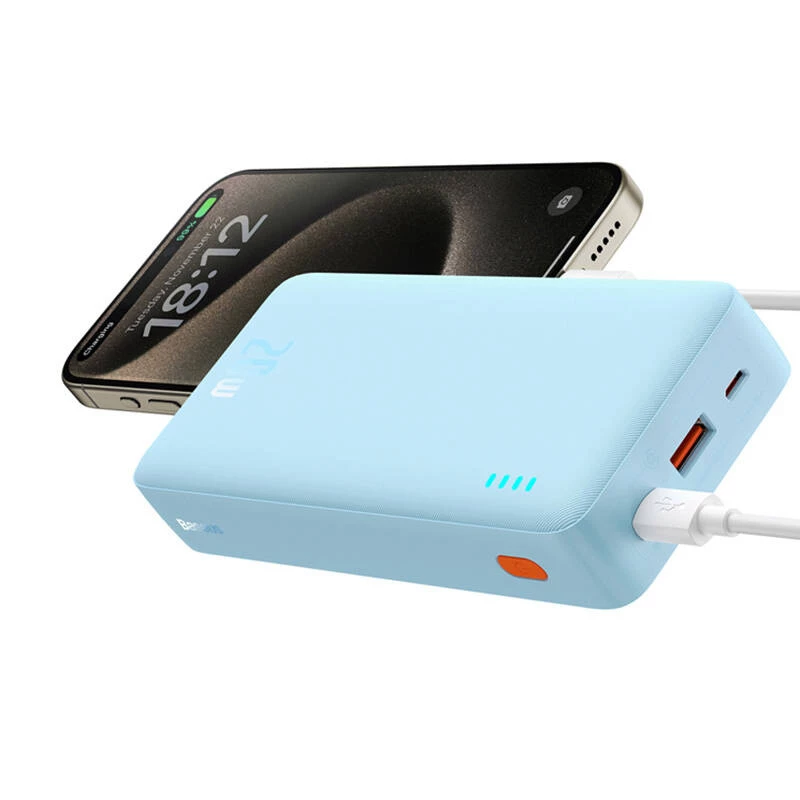Baseus Airpow Lithium-Polymer (LiPo) 20000 mAh Blau