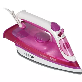 Braun FreeStyle 3 FI 3124 Dampfbügeleisen Keramiksohle 2400 W Lila