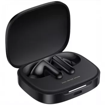 Headset Xiaomi Buds 6 In-Ear kabellose binaurale Ohrhörer, Bluetooth 5.4, ANC, 42 h Wiedergabe, IP54, Nacht Schwarz