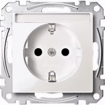 Steckdose CEE 7/3 Merten MEG2302-0325 250V 16A Weiß