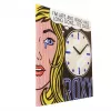 NeXtime Uhr 8153 Cinema Date, 43x43,2 cm, Wand, Schwarz/Mehrfarbig