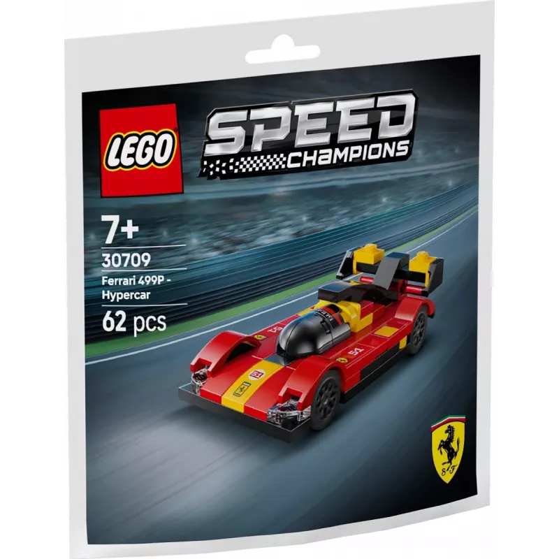 LEGO Konstruktionsspielzeug Speed Champions Ferrari 499P Supersportwagen Polybag 30709