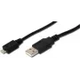 USB-Kabel Digitus 1,8 m USB 2.0 USB A Micro-USB A Schwarz