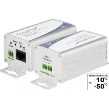 Netzwerk-Verlängerungsset Renkforce RF-2982884, 2 Ports, 2-Draht, Reichweite bis zu 400 m